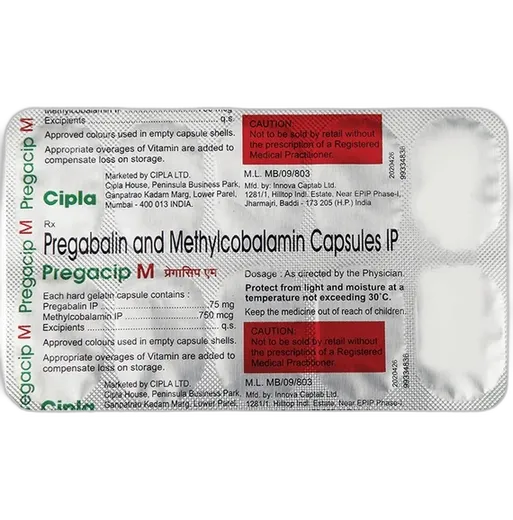 pregacip m capsule 10's